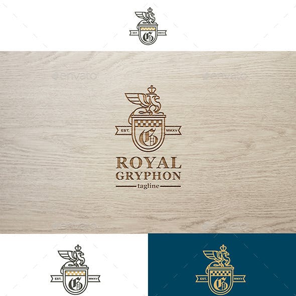 Gryphon Logo - Gryphon Heraldic Logo Templates from GraphicRiver