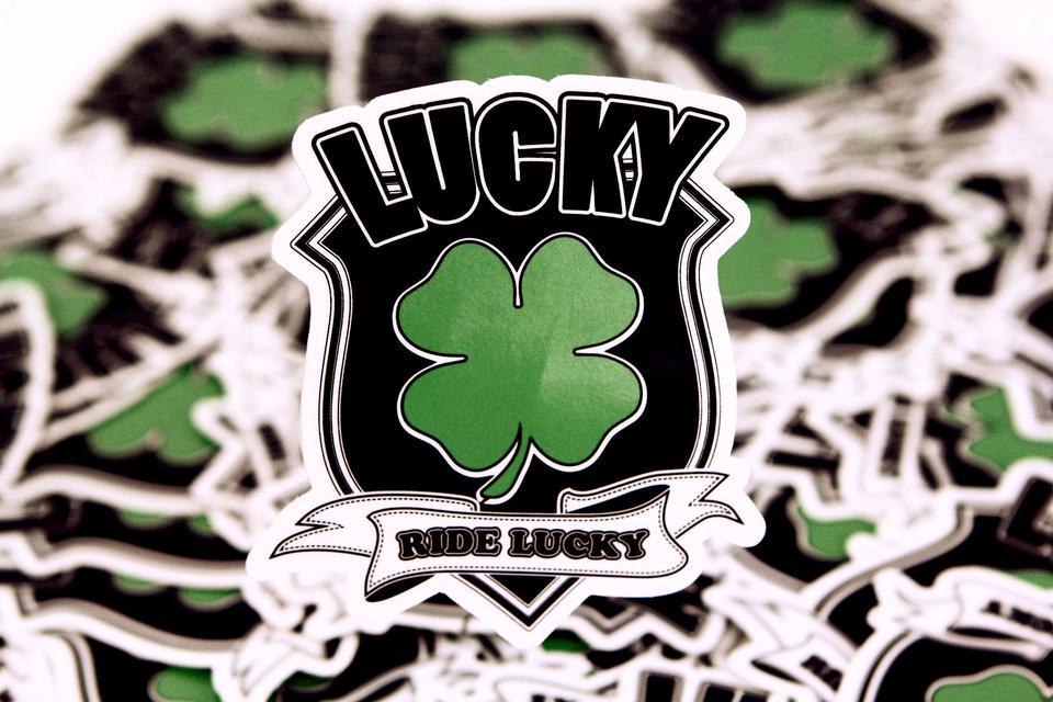Lucky Scooters Logo - Lucky Badge Sticker Pack (5ct) – Lucky Scooters