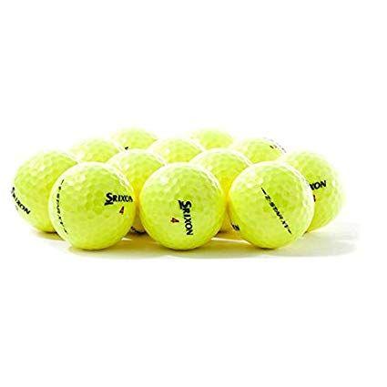 Srixon Logo - Amazon.com : Srixon Z Star XV 3 Tour Yellow Logo Overrun Golf Balls ...