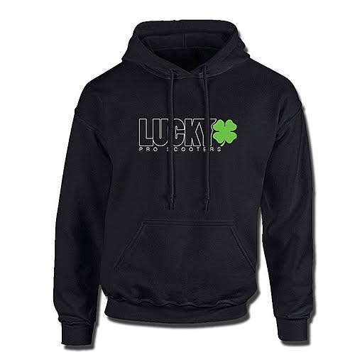 Lucky Scooters Logo - Lucky Outline Logo Hoody | The Scooter Farm