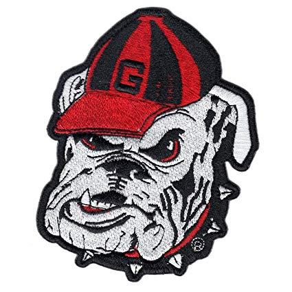 Bulldogs Logo - Georgia Bulldogs NCAA College School Logo Embroidered