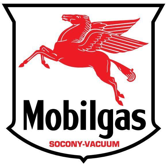 Mobil Gas Station Logo - mobilgas logo. Mobil Oil, days of yesterday. Vintage gas pumps