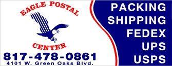 Postal Eagle Logo - Packing, Shipping, Mailing. Arlington, TX. Eagle Postal Center