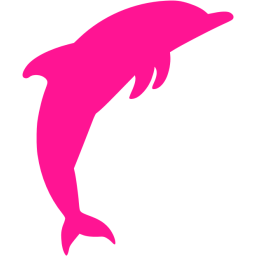 Transparent Pink Dolphin Logo - Deep pink dolphin 2 icon - Free deep pink dolphin icons
