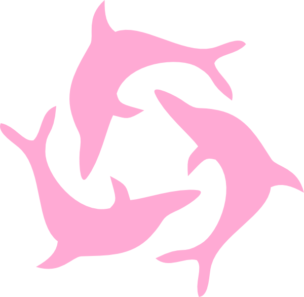 Transparent Pink Dolphin Logo - Free Pink Dolphin Clipart, Download Free Clip Art, Free Clip Art