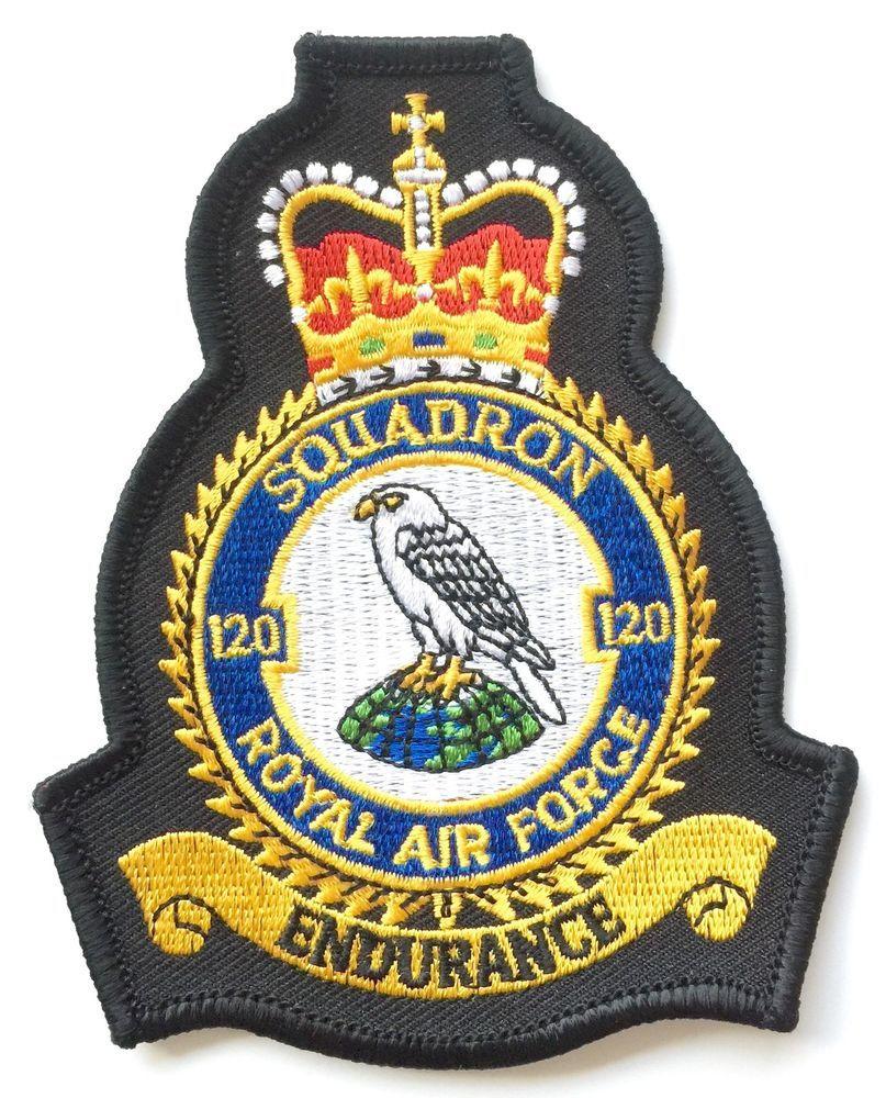 Official Military Logo - 120 Squadron Endurance Official Military Crested Embroidered Patch ...