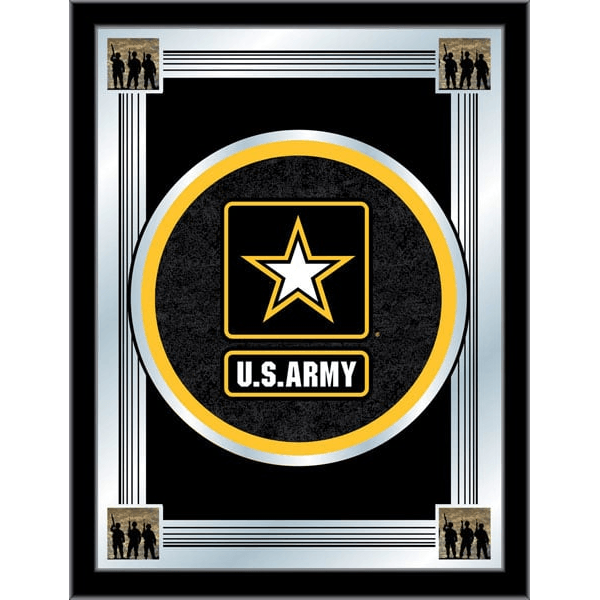 Official Military Logo - U.S. Army Logo Mirror 17x22 w/ Official Military Logo