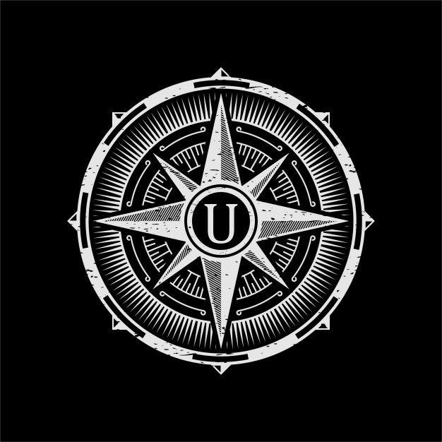 Vintage Compass Logo - Vintage compass logo Vector | Premium Download