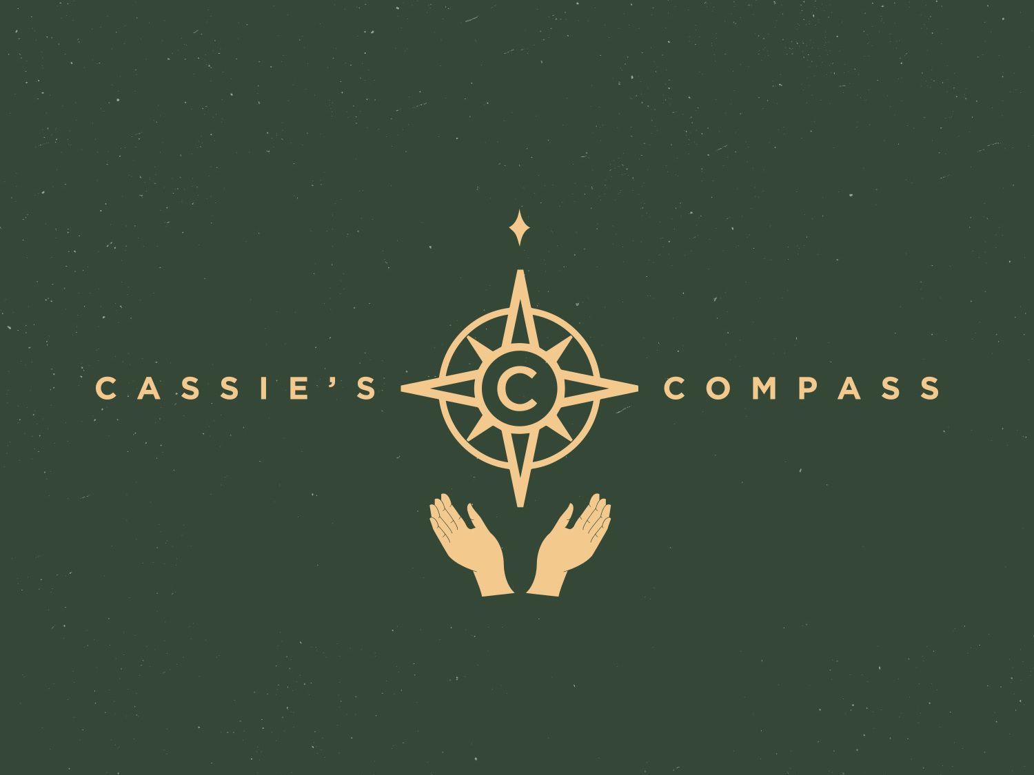 Vintage Compass Logo - Cassie's Compass Logo