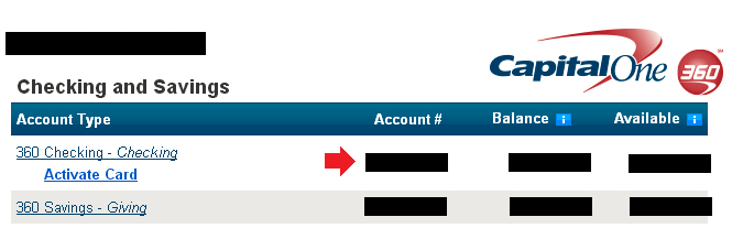 Capital One 360 Logo - How do I check my Capital One 360 account number? - Web Applications ...