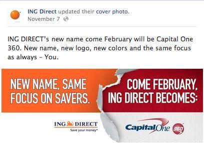 Capital One 360 Logo - What does the Capital One acquisition mean for ING Direct? - I Will ...