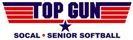 Senior Softball Logo - Top Gun Softball