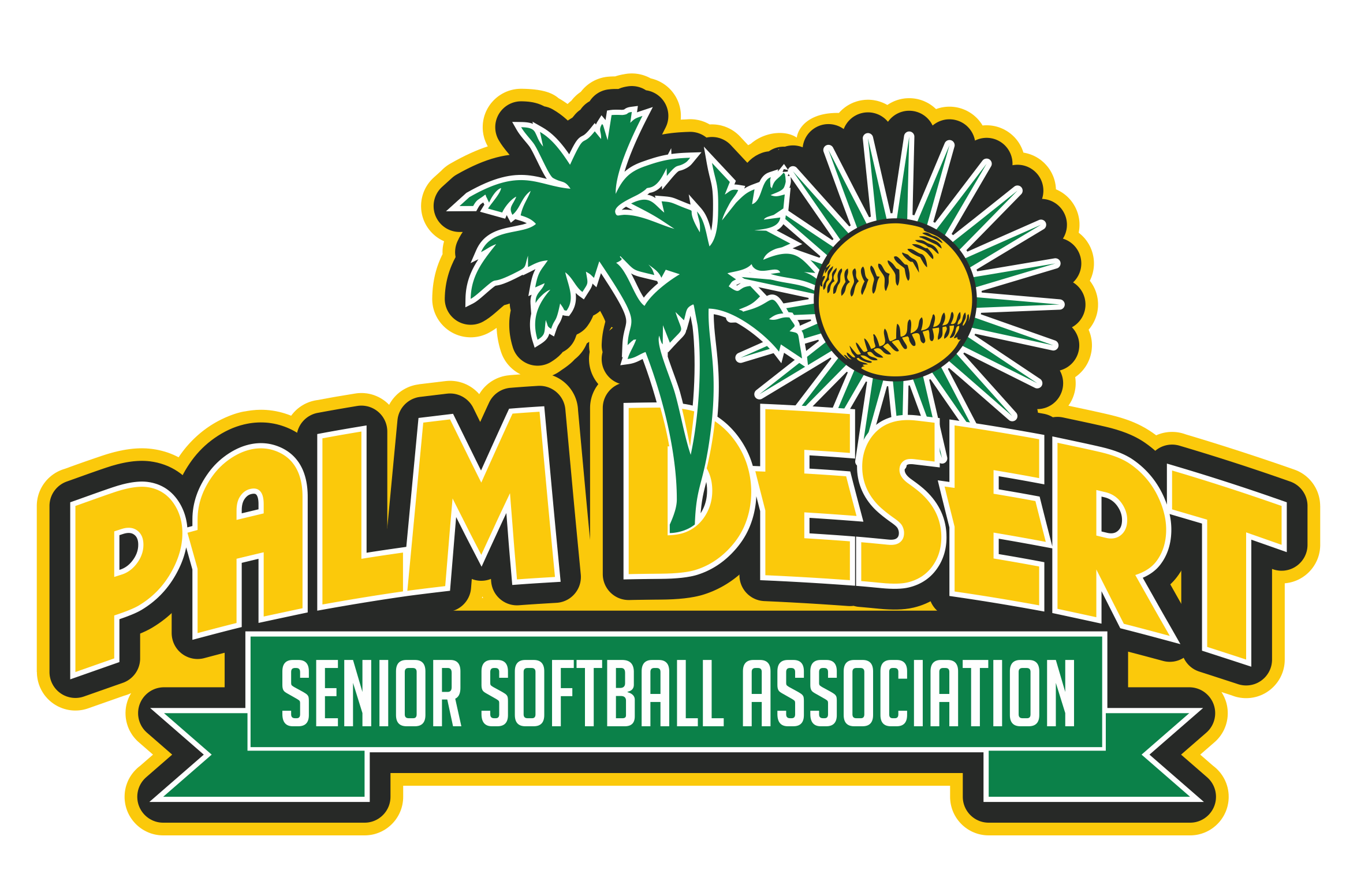 Senior Softball Logo - The Palm Desert Senior Softball Association