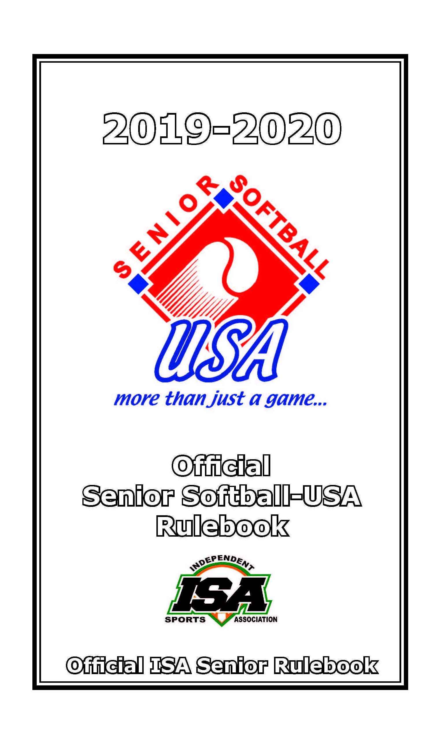 Senior Softball Logo - Senior Softball-USA