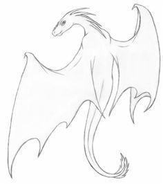 Cool Simple Dragons Logo - Image result for easy but cool drawings of dragons. Jessie Decor