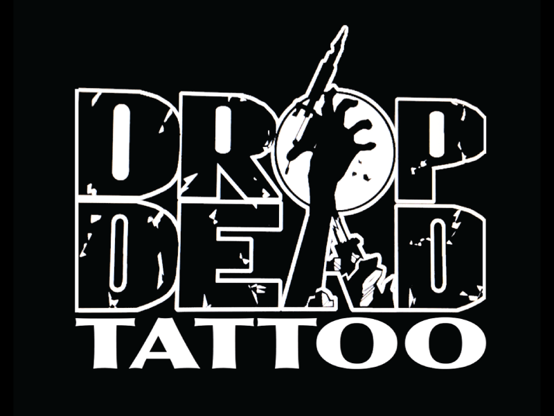 Drop Dead Logo - Drop Dead Tattoo Logo by Sergio Andujar II | Dribbble | Dribbble