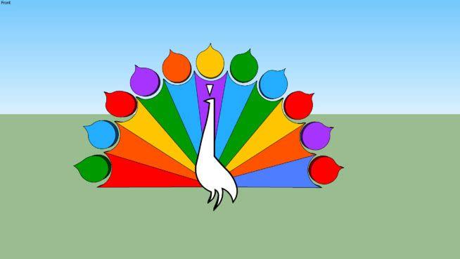 NBC Peacock Logo - NBC Peacock Logo (1956 1976)D Warehouse