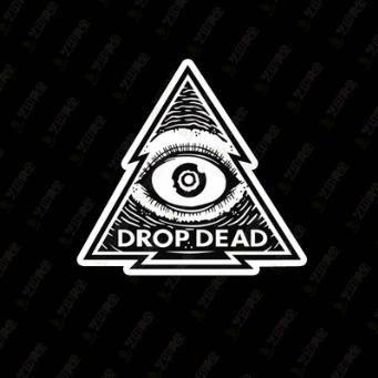 Drop Dead Logo - Single Drop Dead classic pattern skateboard stickers laptop stickers ...