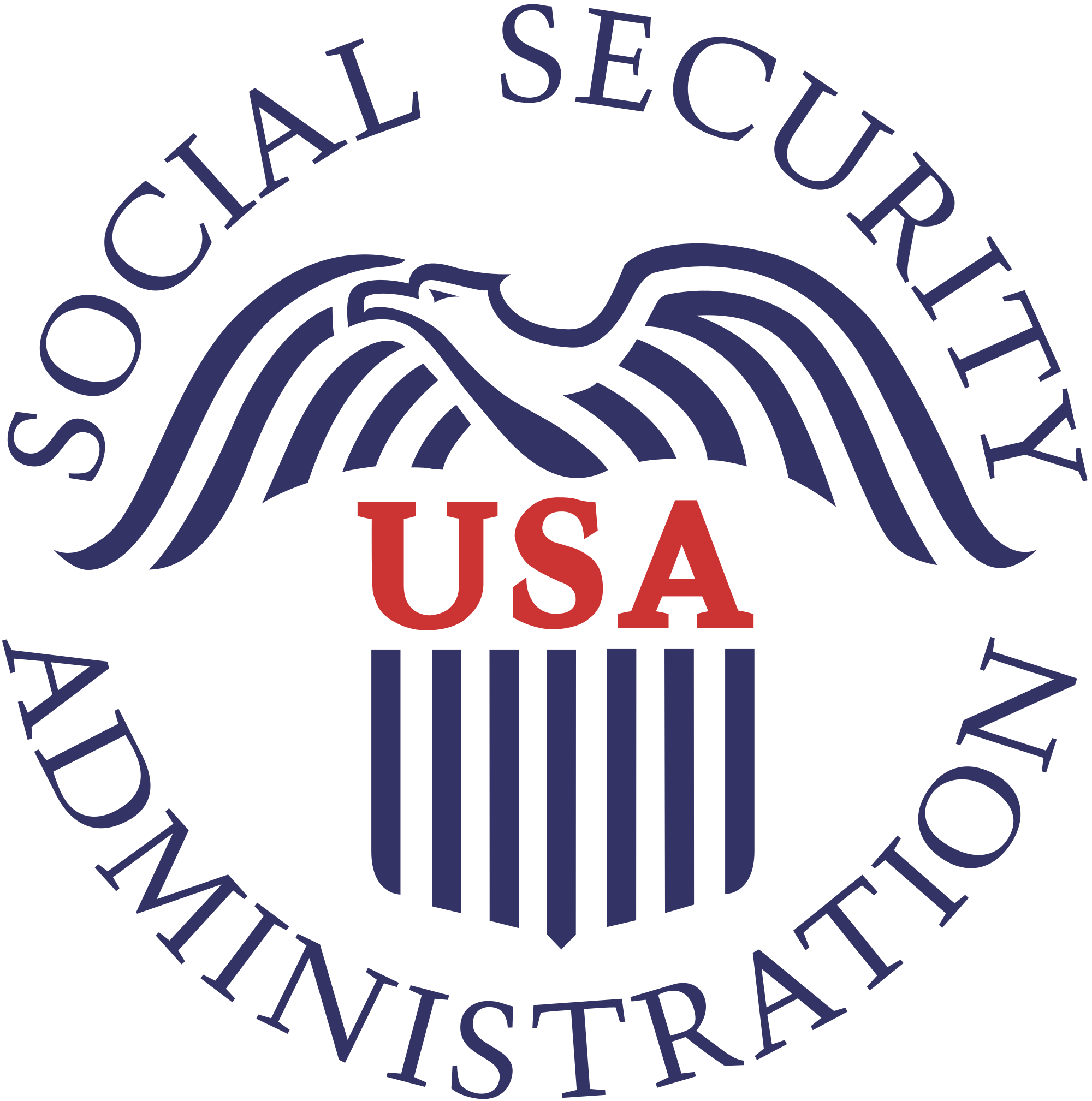 Social Security Logo - US SocialSecurityAdmin Seal.svg