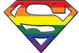 Rainbow Superman Logo - Rainbow Superman Logo | Pin the Boa! | Superman, Superman logo ...