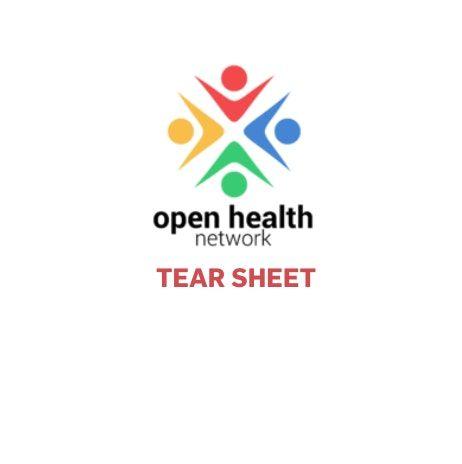 Tear Open Logo - Open Health Network Tear Sheet | StartUp Health HQ