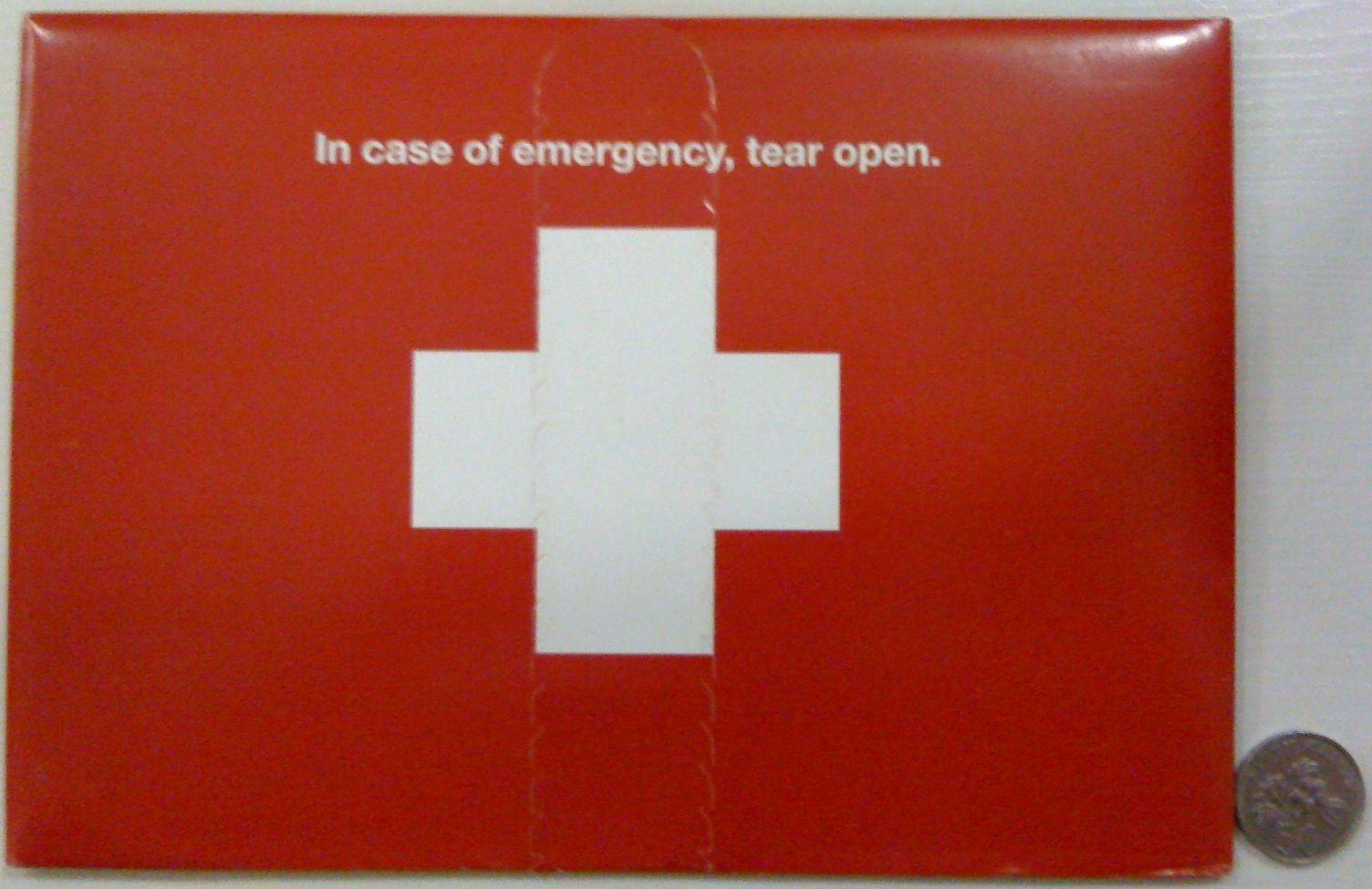 Tear Open Logo - In Case of Emergency, Tear Open. Clifton Phua's Blog