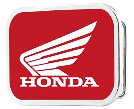 Red Auto Company Logo - Honda Automobile Company Red Motorcycle Wings Logo Rockstar Belt