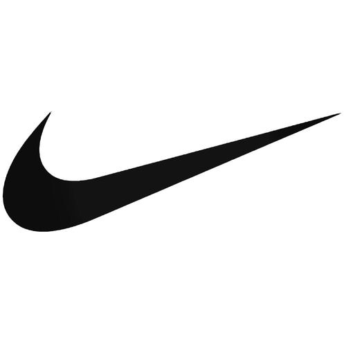 Black Swoosh Logo - Nike Swoosh Logo Decal Sticker