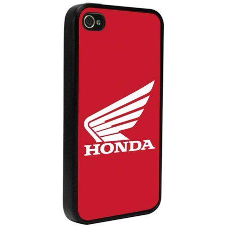 Red Auto Company Logo - Honda Automobile Company Red Motorcycle Wings Logo Cell Phone Case