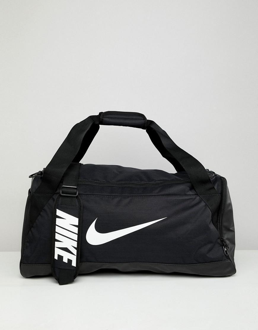 Black Swoosh Logo - Nike Black Swoosh Logo Duffle Bag in Black - Lyst