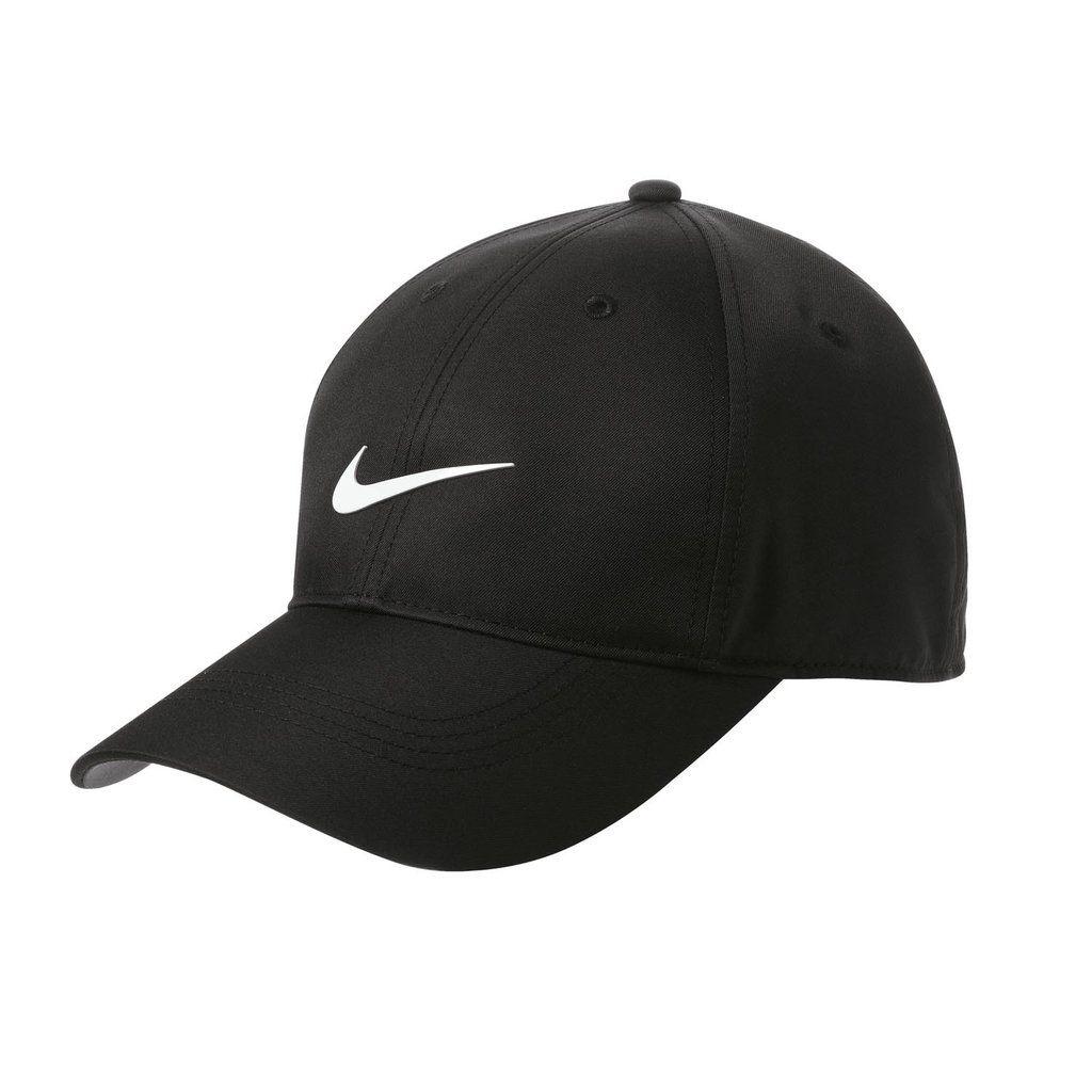 Black Swoosh Logo - Custom Logo Nike Golf Black Dri-FIT Swoosh Front Cap | Add Your Logo