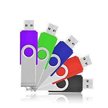 Red Purple Green Blue U Logo - Amazon.com: USB Stick 8GB, HKUU 5Pcs USB 2.0 Flash Drive Memory ...