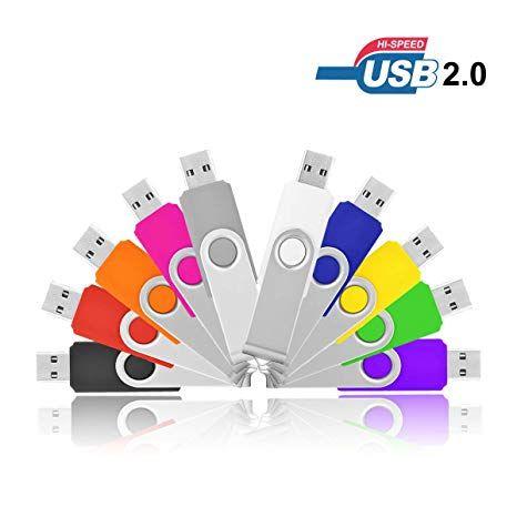 Red Purple Green Blue U Logo - Amazon.com: HKUU 10 Pack Flash Drive 32GB USB 2.0 Memory Stick Fold ...