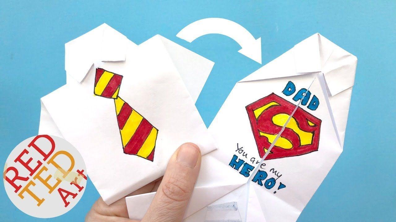 Rainbow Superman Logo - Easy Origami Shirt - How to Draw Superman Logo - Father's Day ...