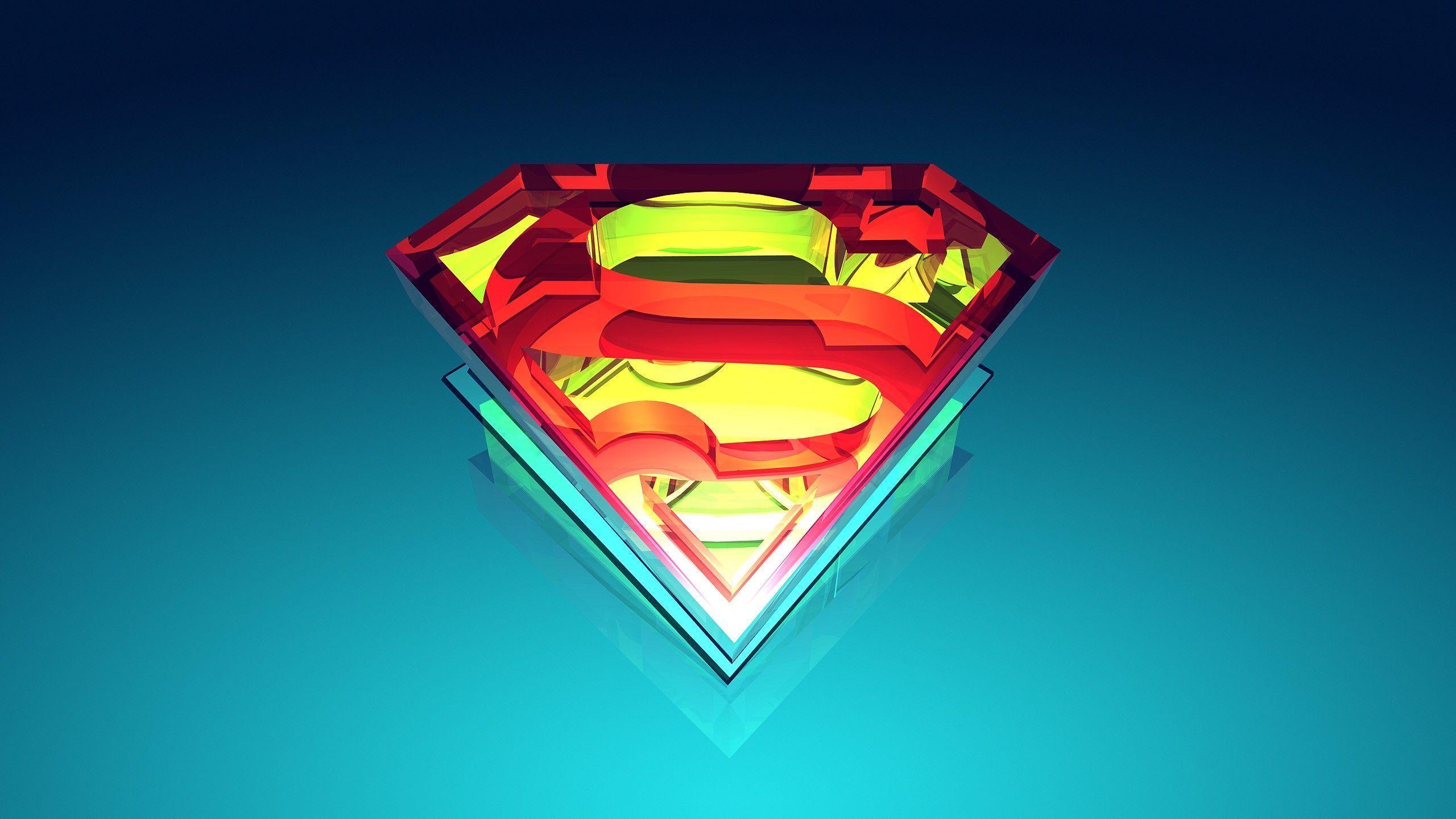 Rainbow Superman Logo - Logo Superman Wallpaper HD Free Download