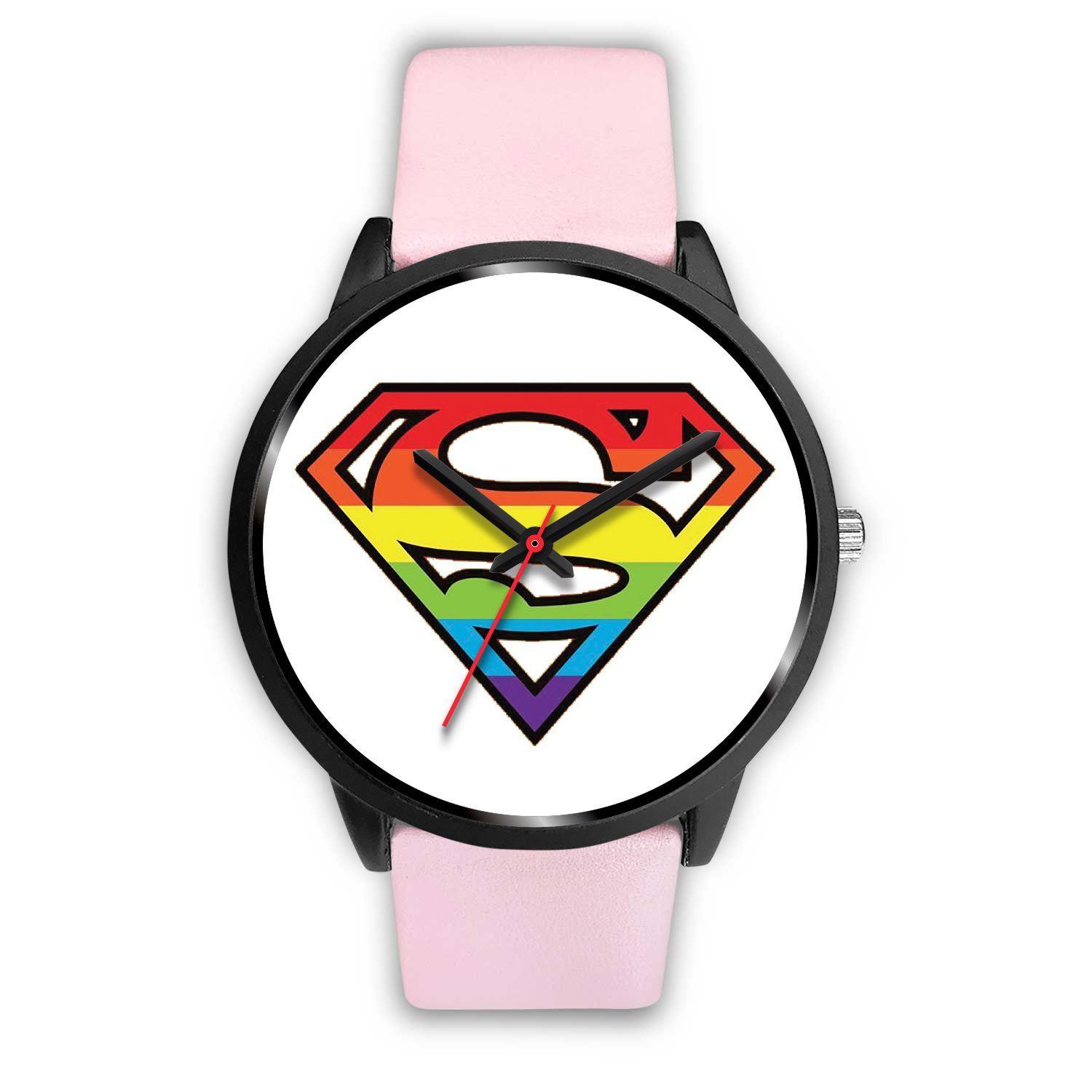 Rainbow Superman Logo - Superman Pride Inspired Watch – Rainbow Drop