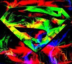 Rainbow Superman Logo - Emily Krisch (EDOG201) on Pinterest