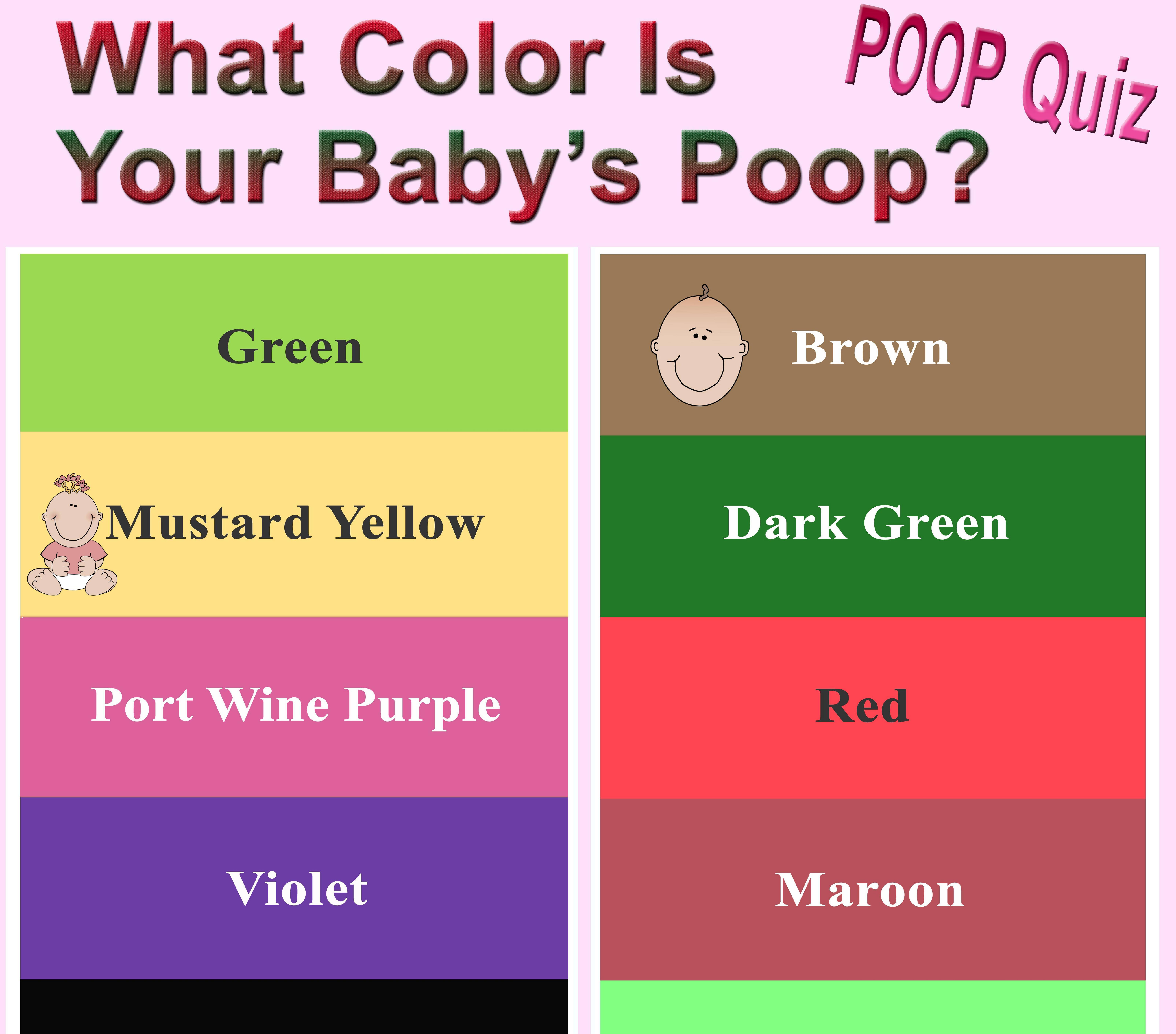 Red Purple Green Blue U Logo - The Color of Baby Poop: What Does It Mean? – Baby Reference