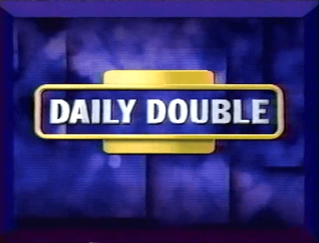 Daily Double Logo - Jeopardy! S17 Daily Double Logo B.png. Jeopardy! History