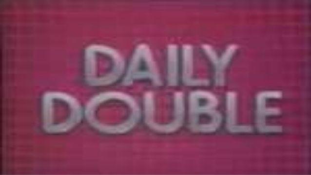 Daily Double Logo - Jeopardy! (1991-1992 Tournament of Champions) Daily Doubles (Part 1)