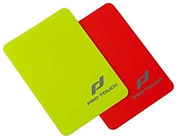 Red and Yellow Sports Logo - Pro Touch Referee Card Set Red/Yellow, One Size: Amazon.co.uk ...