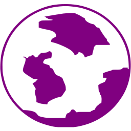 Purple Globe Logo - Purple globe icon - Free purple globe icons