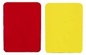 Red and Yellow Sports Logo - Champion Soccer Ref Red/Yellow Cards (pack of 2) - Soccer Equipment ...