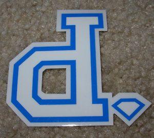 White and Blue D-Logo Logo - Details about DIAMOND SUPPLY CO Skate Sticker Blue White d Logo for  skateboards helmets decal