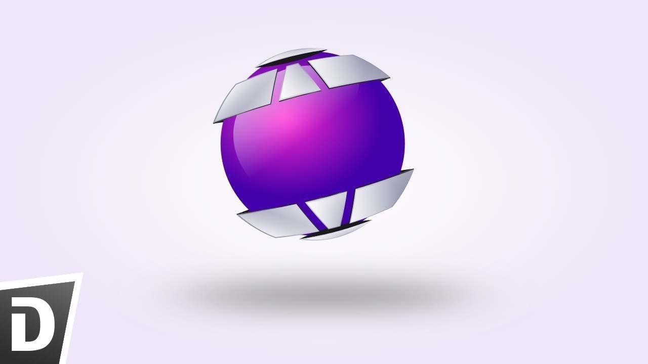 Purple Globe Logo - Globe Logo - Inkscape Tutorial - YouTube