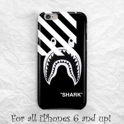 Off White BAPE Logo - Off White Bape Shark Mouth BATHING APE iPhone Case – End Game Collection