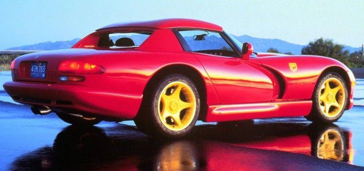 Red and Yellow Sports Logo - The 1996/1997 Dodge Viper And Its Optional Yellow Wheels