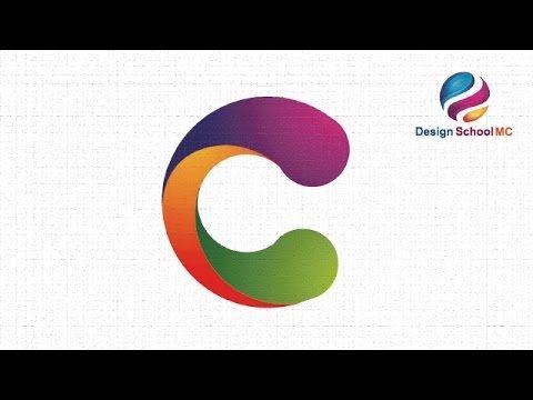 Custom C Logo - Letter Logo Design Tutorial Letter C Logo Design in 3D