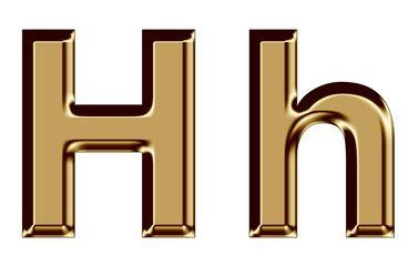 Gold H Logo - Search photo
