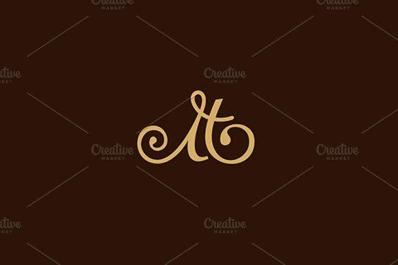 Gold H Logo - M and H logo ~ Logo Templates ~ Creative Market